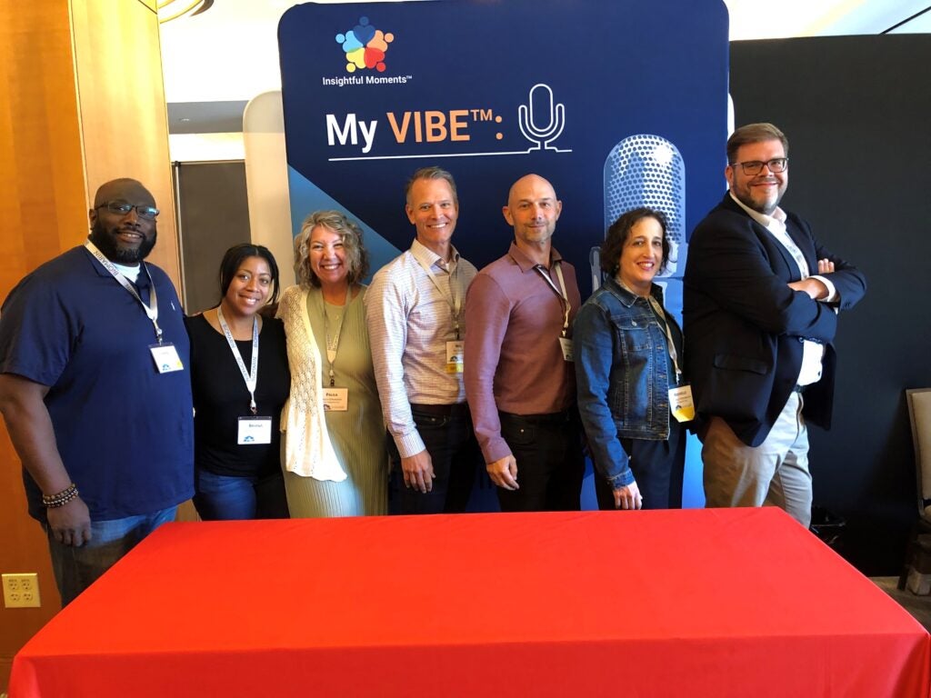 Team at My VIBE booth
